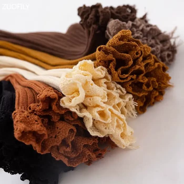 Chaussettes à volants pour bébés filles de 0 à 8 ans