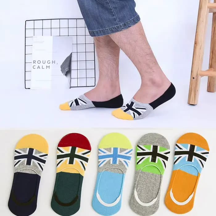 Chaussettes fines invisibles et respirantes pour hommes