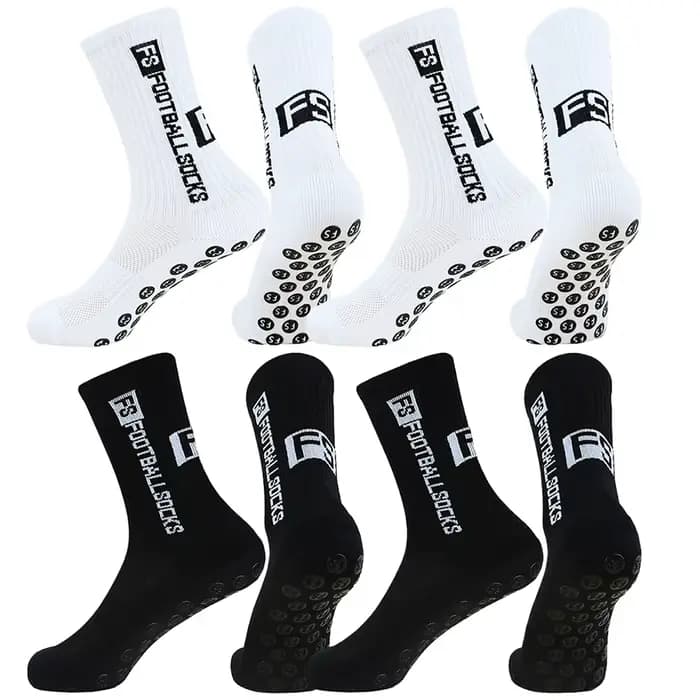 1/4/8/12 paires de chaussettes antidérapantes à fond éponge pour hommes et femmes, chaussettes de sport, chaussettes de tennis