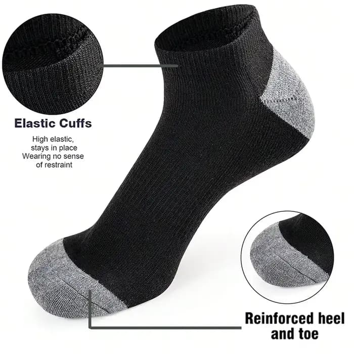 1/5/10 paires de chaussettes confortables et respirantes