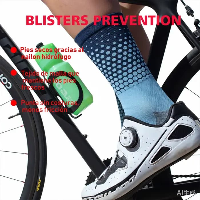 Hommes chaussettes de cyclisme professionnel route vtt vélo femmes Compression course en plein air unisexe sport