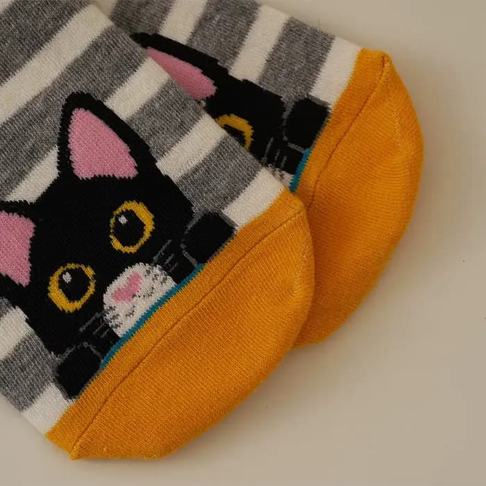 5/10 paires femmes chaussettes motif Animal coton