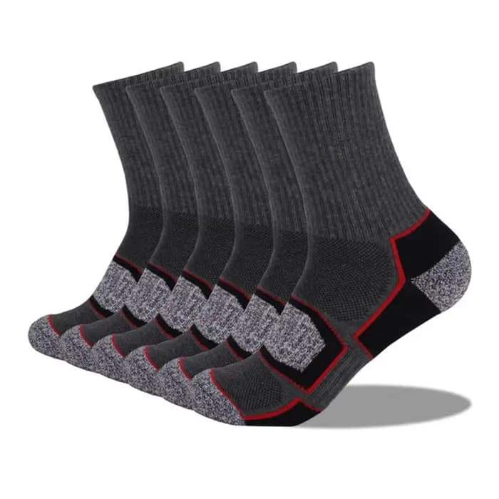 Hiver femmes hommes chaussettes de randonnée chaud plus épais respirant coton coussin équipage Sports de plein air ski