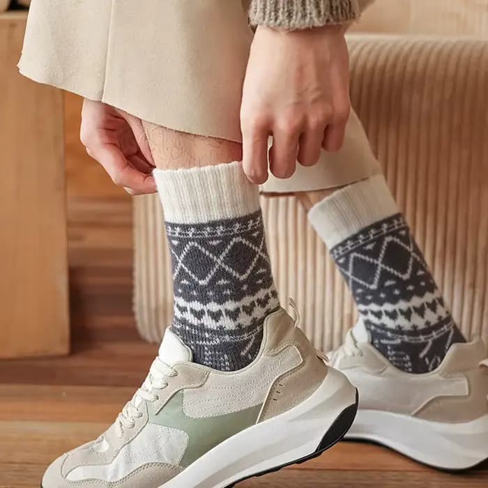 5 paires de chaussettes chaudes d'hiver pour femmes