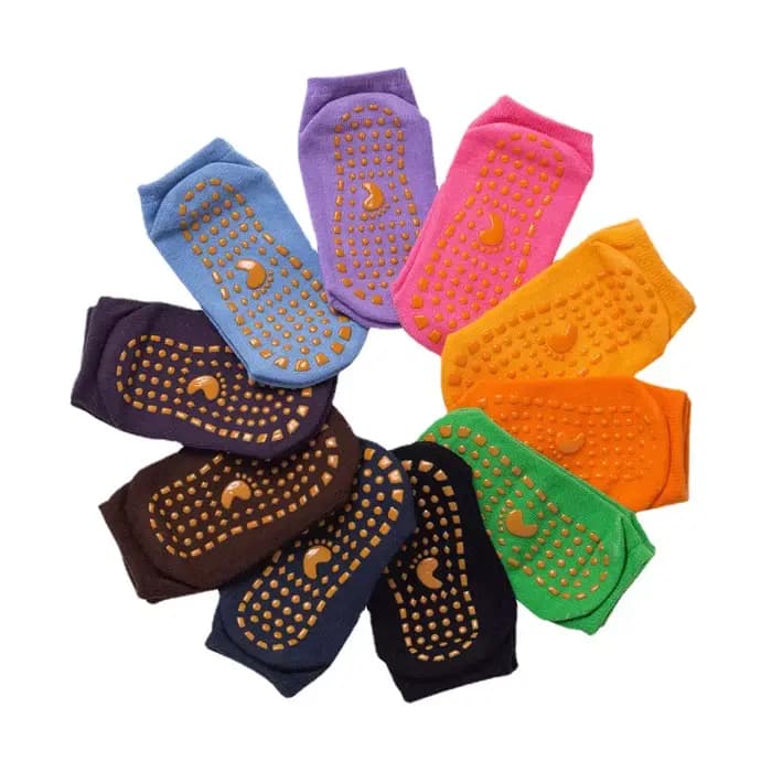 Chaussettes Antidérapantes en Coton pour Enfant et Adulte