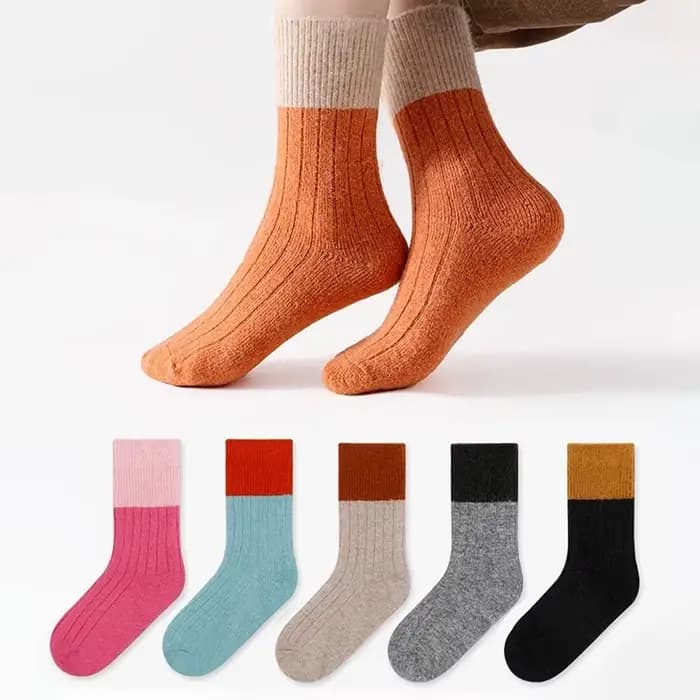 Chaussettes fille laine enfant garder au chaud bébé filles enfants hiver infantile chaussette vêtements Leggings
