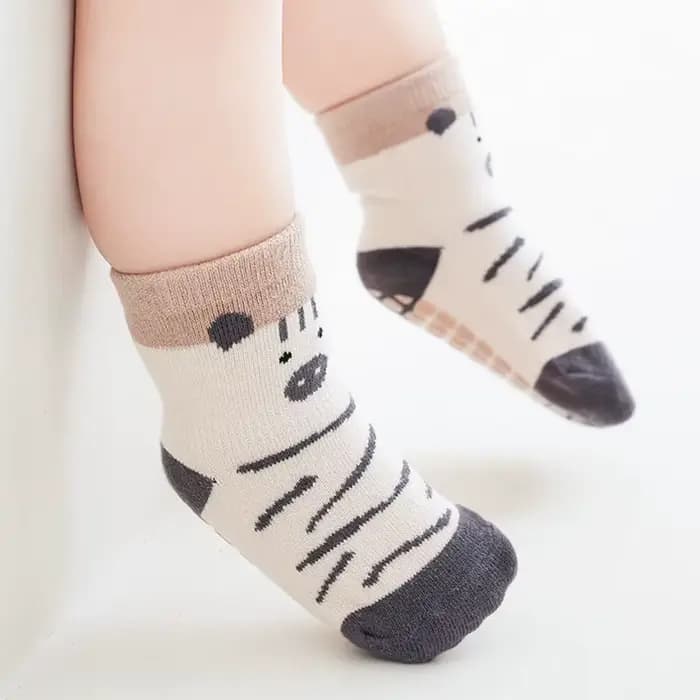 5 paires de chaussettes antidérapantes pour enfants