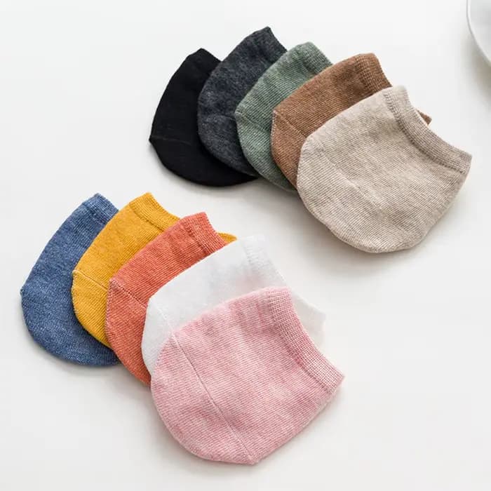 10 pièces = 5 paires avant-pied demi-pied orteil chaussettes femmes été