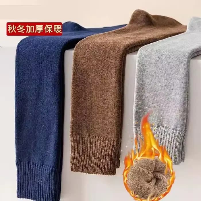 Chaussettes longues en laine pour hommes