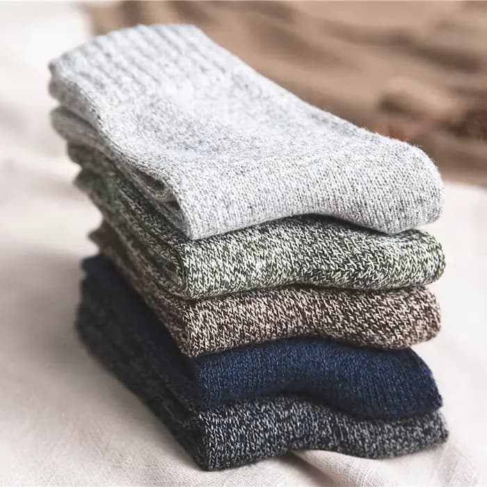 3 paires de chaussettes d'hiver épaisses pour hommes
