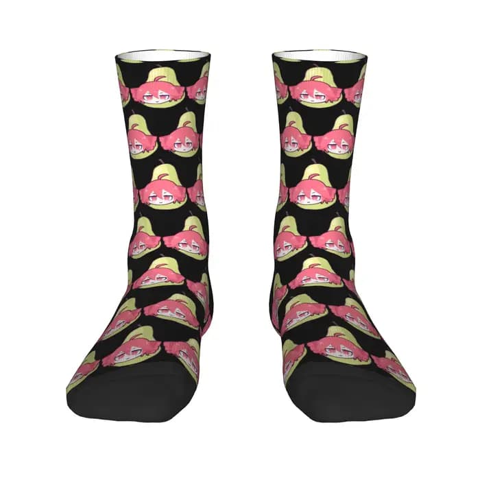Pearto Kasane Teto populaire chanteur virtuel bas graphique élégant chaussettes automne anti-dérapant