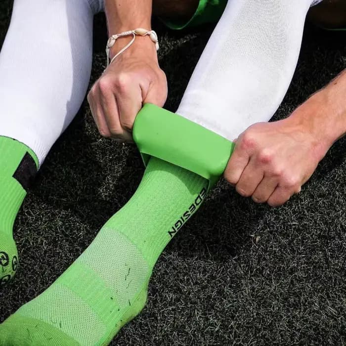 Manchons de chaussettes de football en silicone antidérapants