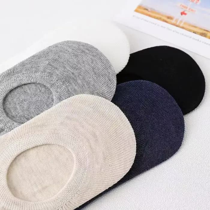 5 paires de chaussettes d'été en pur coton pour hommes