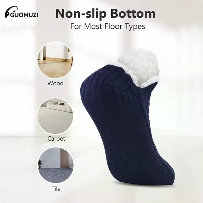 Chaussettes chauffantes électriques en polaire
