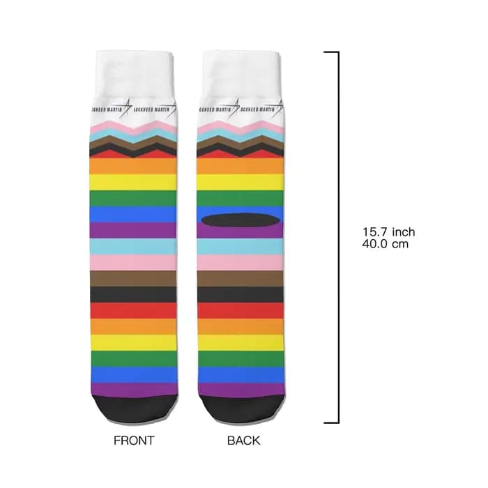 Lockheed Martin Gay Rride LGBT chaussettes droites hommes femmes hiver bas Polyester Harajuku