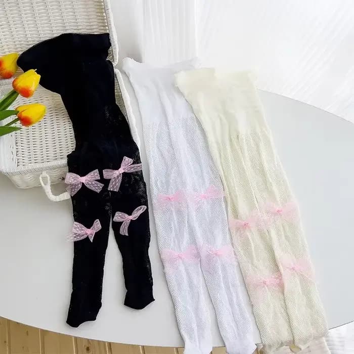 Collants en velours rose avec broderie de nœuds et perles, collants tendance pour femmes, styles JK Lolita, collants mignons pour filles, collants kawaii, vente en gros