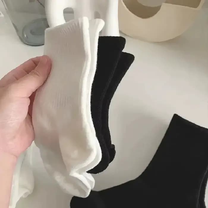 1/5 paires de chaussettes de sport en pur coton