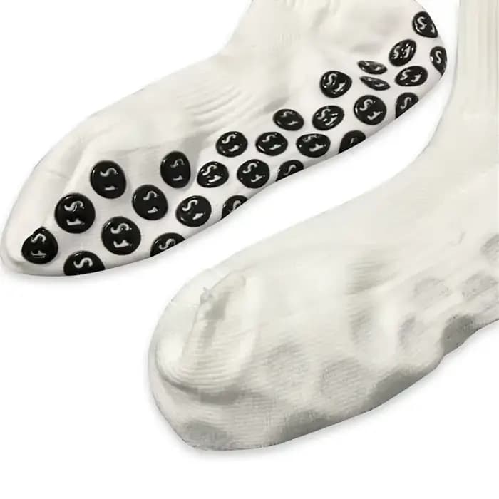 1 paire de chaussettes de Football rondes en Silicone
