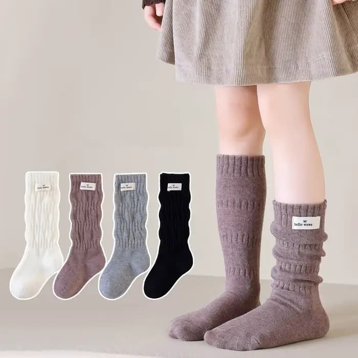 Nouvelles chaussettes en coton doux pour filles