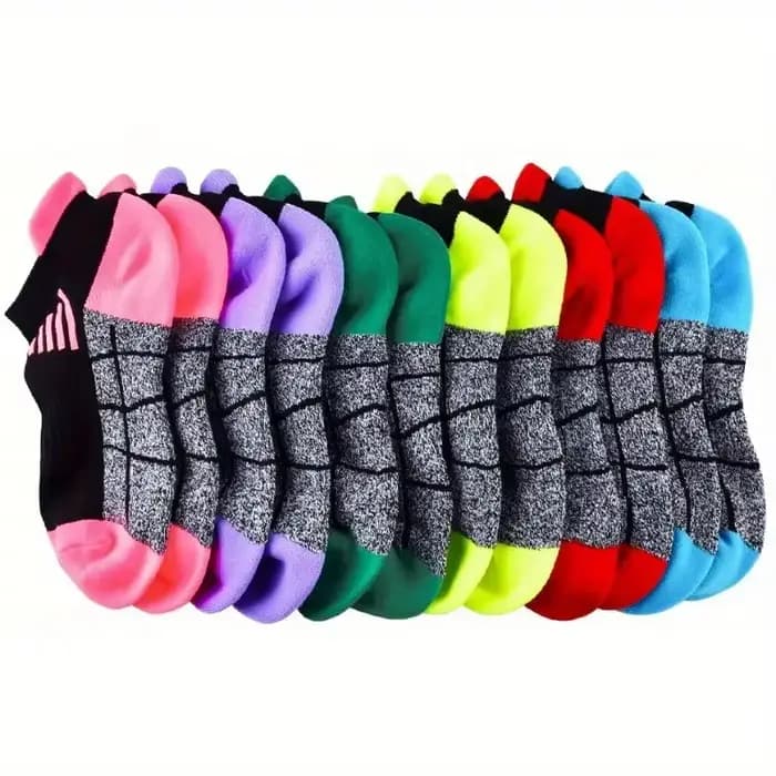 6 paires de chaussettes de compression de sport pour femmes