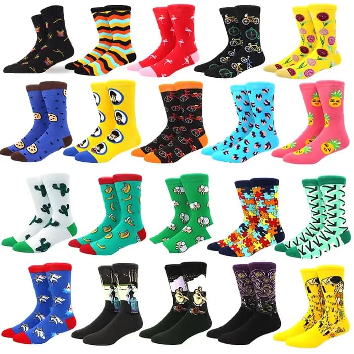 Chaussettes d'équipe «Cool Food Hip Hop» pour femmes
