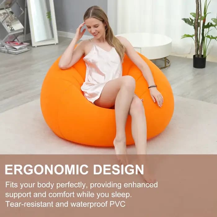 1 chaise longue gonflable pour adultes