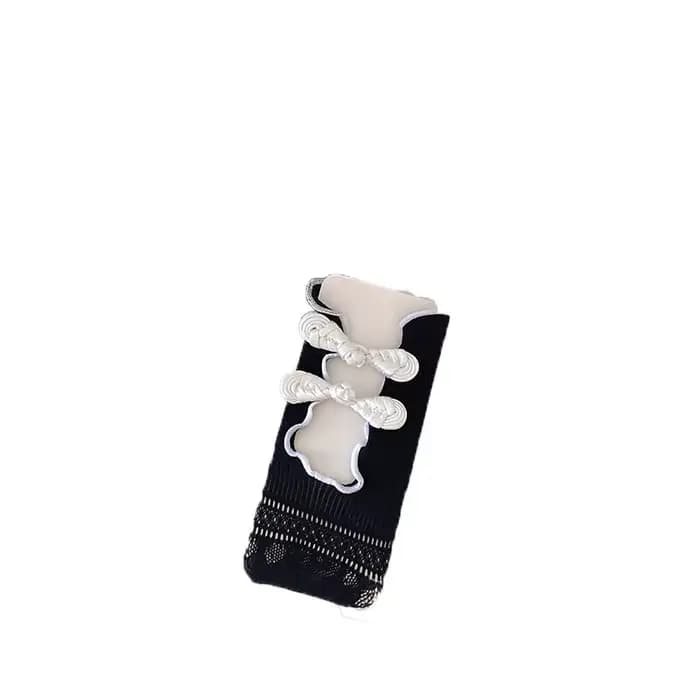 Chaussettes mi-tube en maille de dentelle fine et douce pour femmes