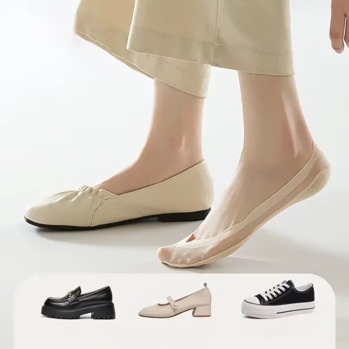 Chaussettes fines en soie glacée pour femmes et filles