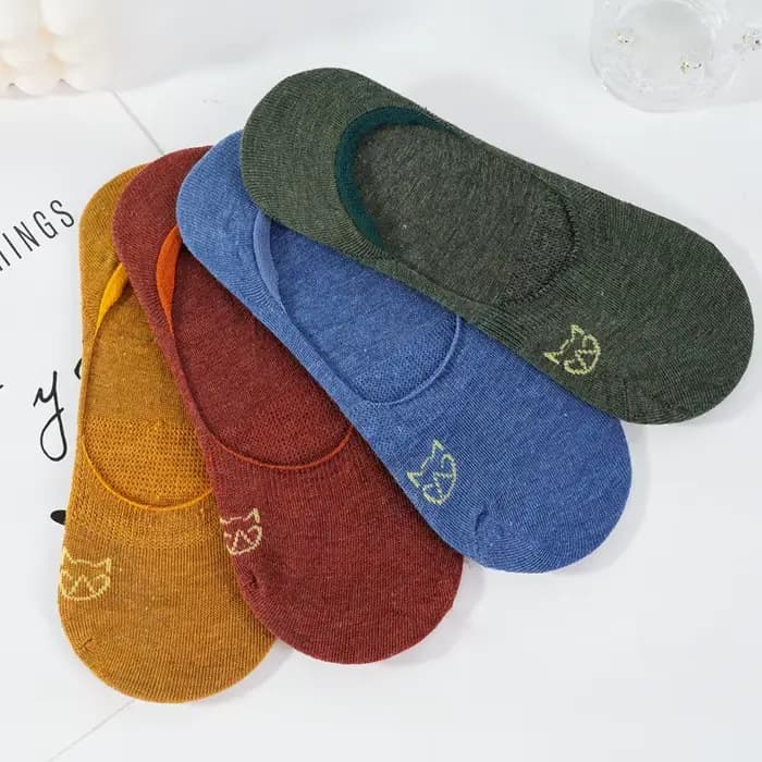 Chaussettes bateau d'été en coton fin pour femmes