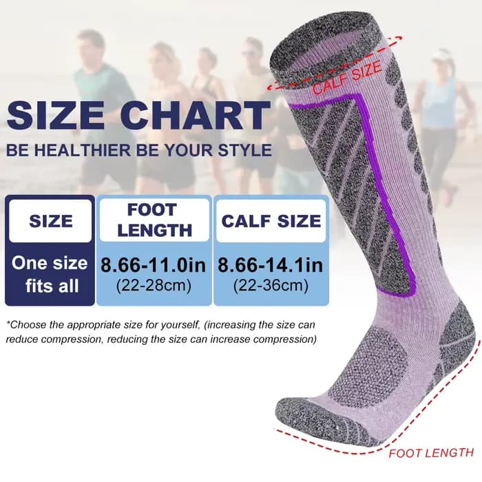 1 paire de chaussettes de Ski en laine mérinos, thermiques, hautes, pour l'hiver, pour Snowboard, Sport, pour hommes et femmes, chasse