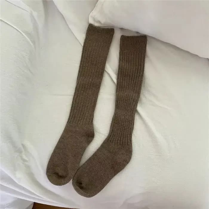 Femmes chaussettes longues cachemire