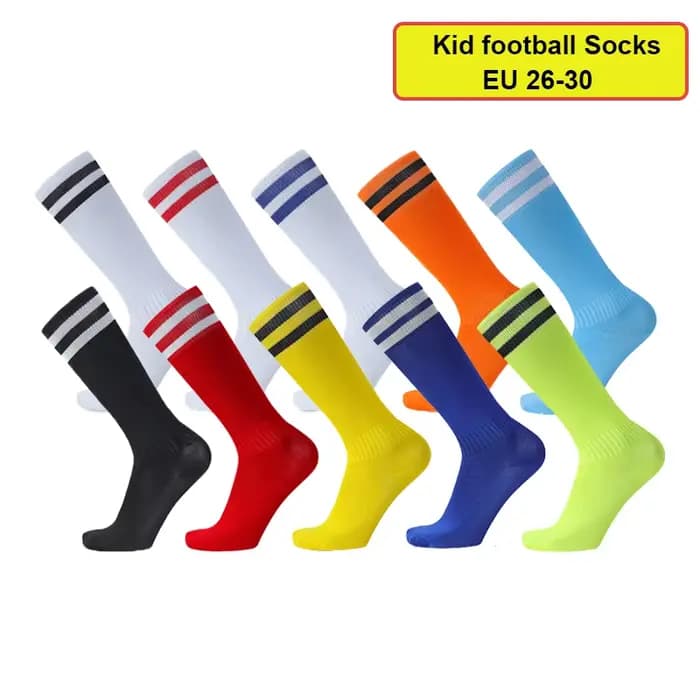 Chaussettes de Football pour enfants, garçons et filles, chaussettes rayées en coton respirant, Baseball, évacuant l'humidité, fines et douces