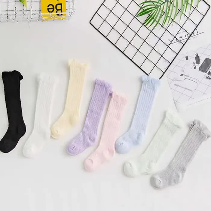 Chaussettes respirantes en maille de coton pour bébé