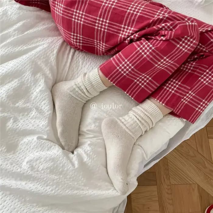 Laine cachemire thermique longue chaussette pour femmes Homewear dormir épaissir chaud équipage chaussettes