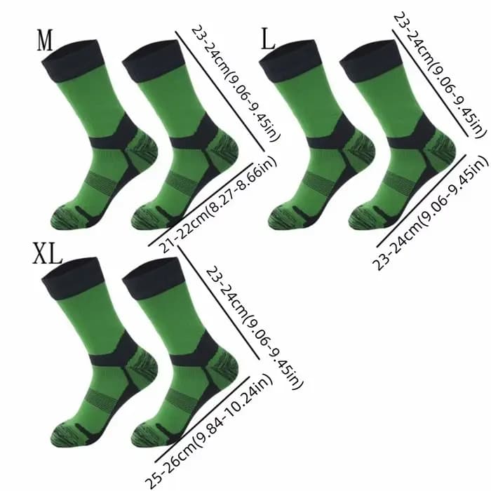 Chaussettes chaudes épaisses pour hommes, imperméables, confortables, évacuant l'humidité, chaussettes de ski, respirantes, Anti-usure, pour pataugeoire, Sports aquatiques