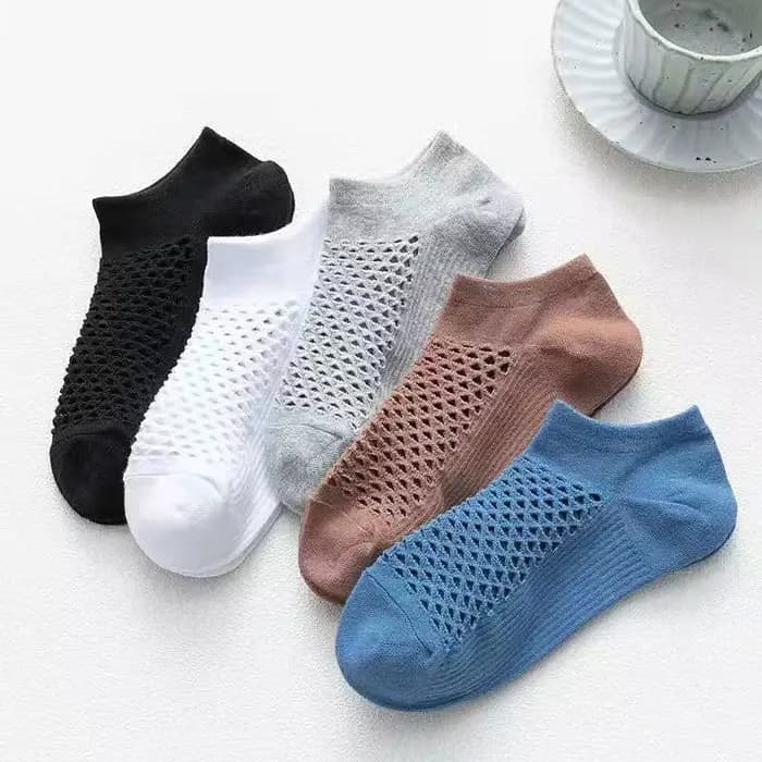 Coton homme chaussettes courtes été mince mode respirant hommes cheville