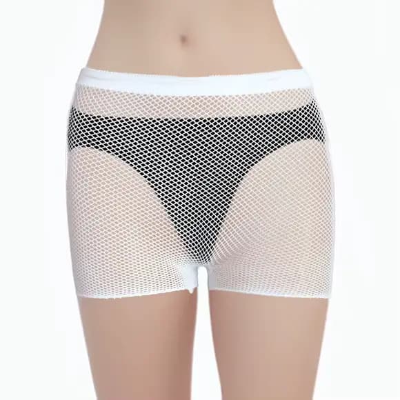 Collants courts transparents respirants pour femmes