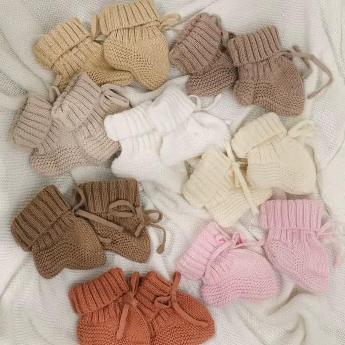Chaussettes Chaudes Unisexes avec Attaches pour Bébé
