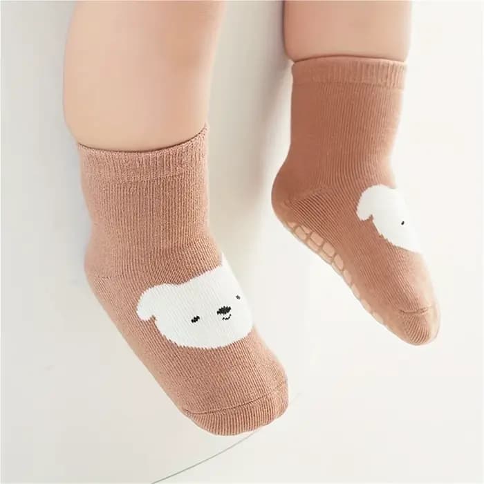 6 paires de chaussettes antidérapantes pour bébés et enfants