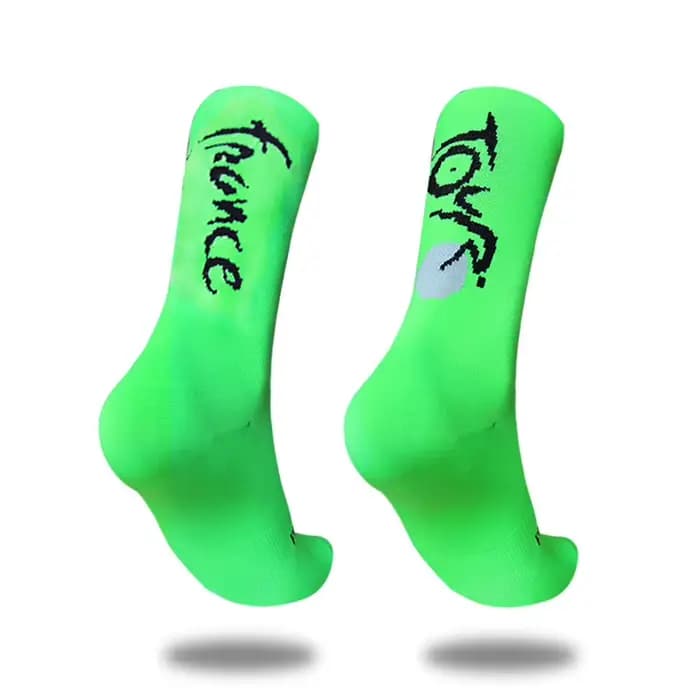 Cyclisme 2025 coloré nouveau Champion hommes nouvelles rayures femmes sport respirant chaussettes Compression vélo