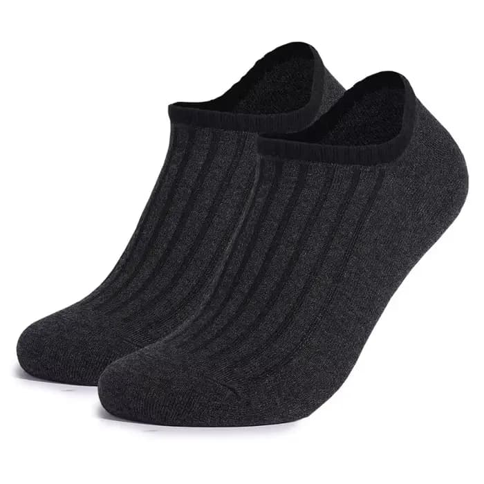 Chaussette courte pour hommes pour printemps été automne décontracté coton noir blanc gris respirant Invisible