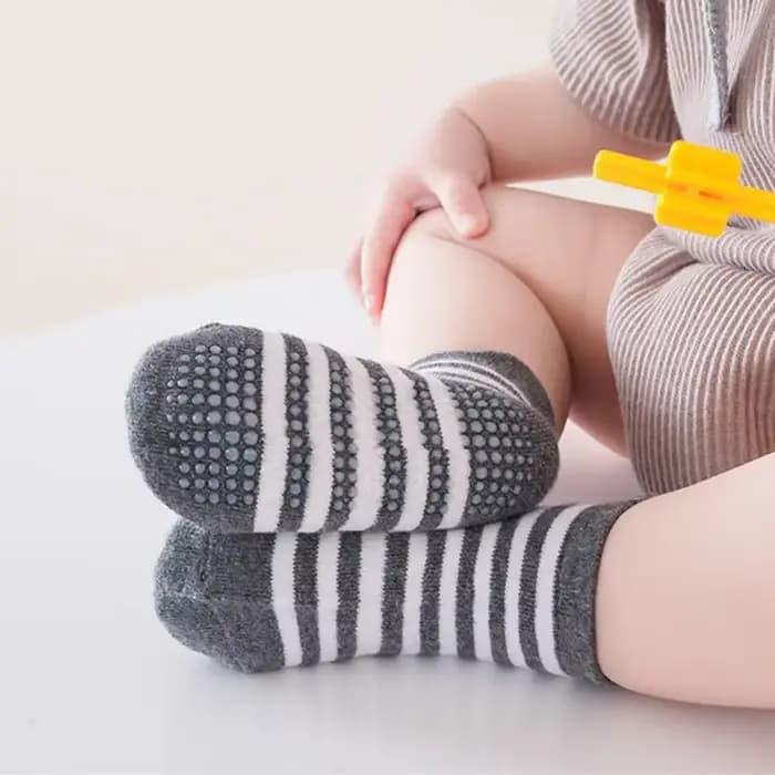 Lot de 6 paires de chaussettes coordonnantes en coton pour bébé garçon et fille