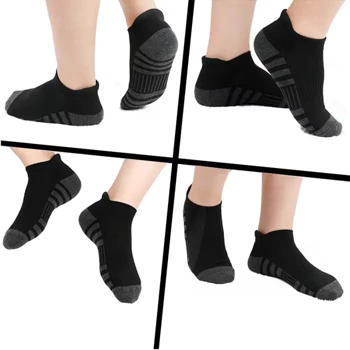 6/24 paires de chaussettes de course athlétiques à la cheville