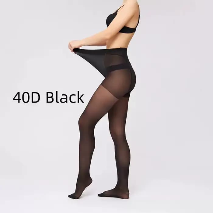 1 paire de collants transparents en Nylon pour femmes