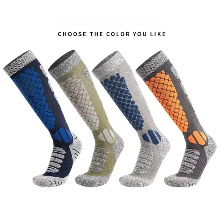 Chaussettes thermiques d'extérieur en laine mérinos