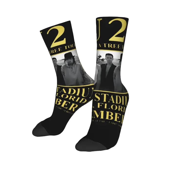 Chaussettes vintage U2 des années 90
