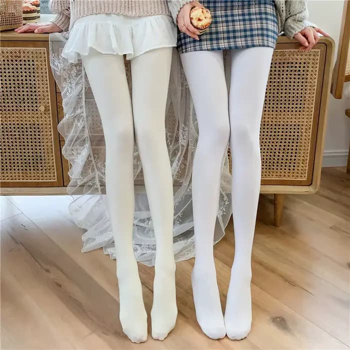 Collants de danse blancs Lolita JK pour filles