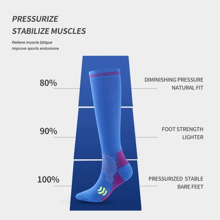 Chaussettes de Compression de course à la mode transfrontalière