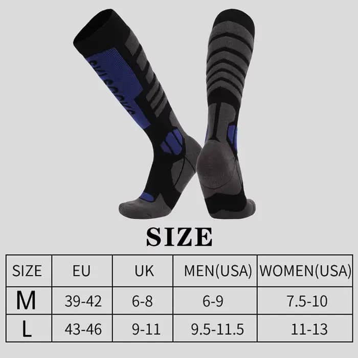 1 paire de chaussettes de Ski professionnelles en laine mérinos