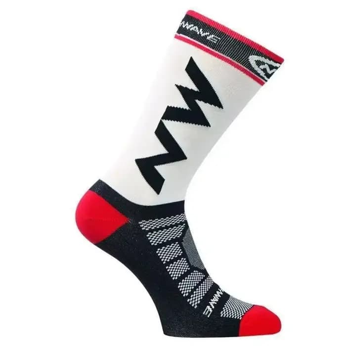Chaussettes de cyclisme respirantes à compression pour hommes et femmes